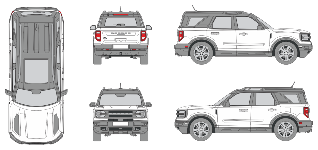 Ford Bronco Sport 2021 Vehicle Template