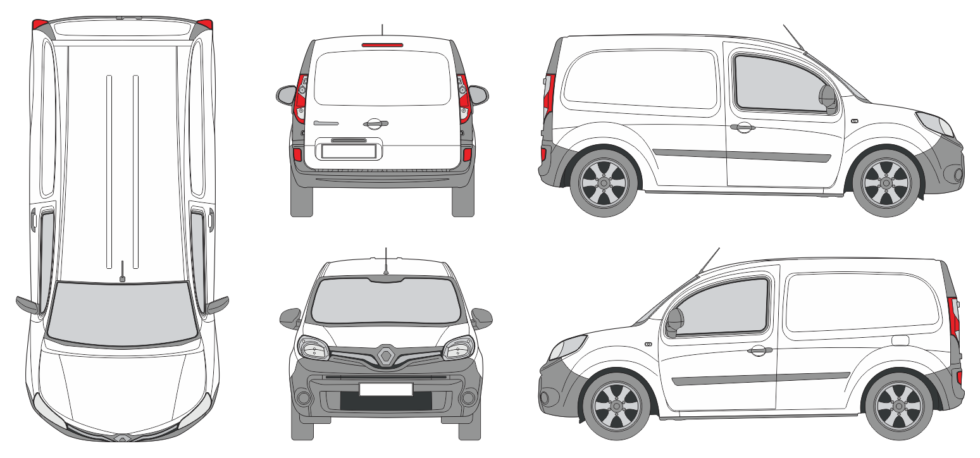 Renault Kangoo 2021 Minivan - Vehicle Templates Unleashed