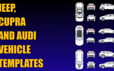 New Jeep Cherokee, Cupra Born and Audi e-tron Vehicle Templates