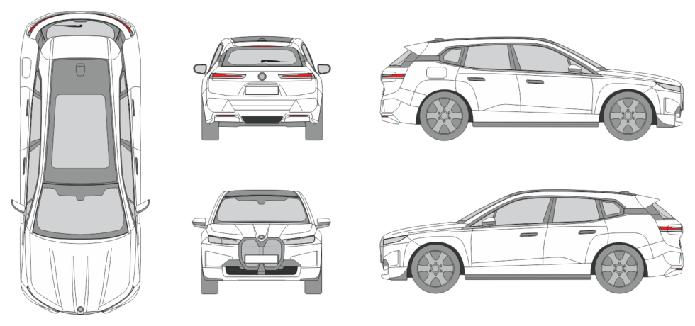 BMW IX20 2021 - Vehicle Templates Unleashed