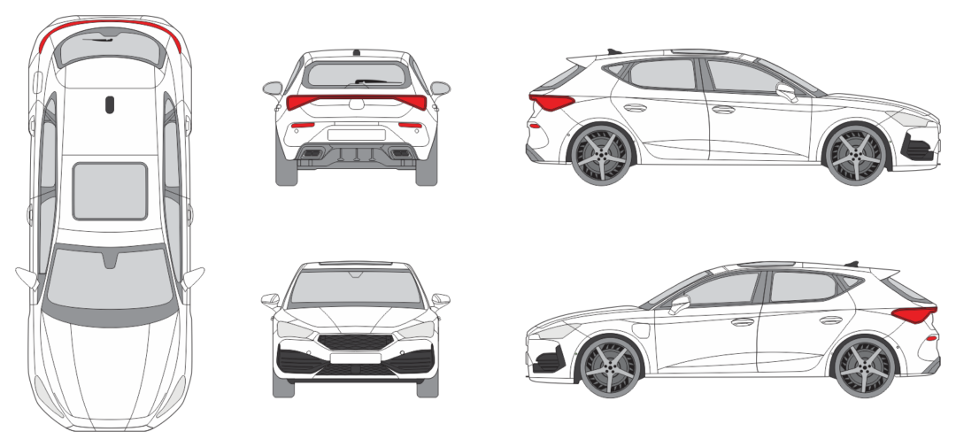 Cupra Leon 2020 SUV Template