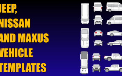 Vehicle Templates For Jeep, Nissan and Maxus
