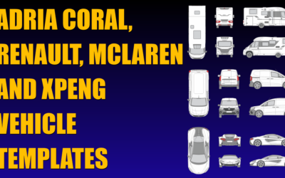 Adria Coral, Renault, McLaren and XPENG Vehicle Templates Added