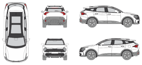 Kia Sportage 2020 - Vehicle Templates Unleashed