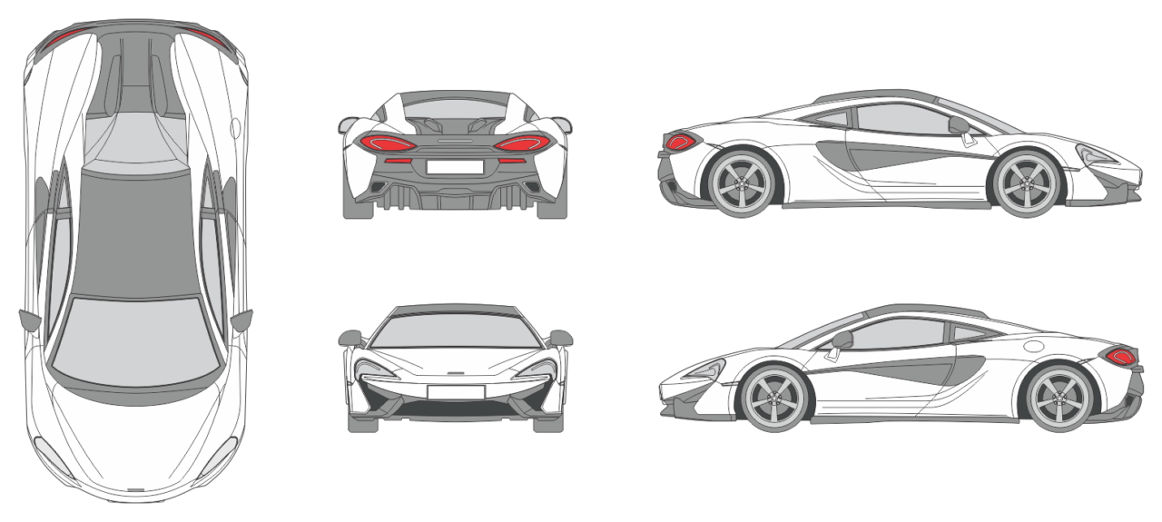 McLaren 570s 2021 - Vehicle Templates Unleashed