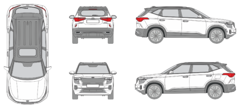 Kia Seltos 2019 - Vehicle Templates Unleashed