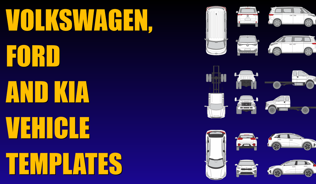 Volkswagen, Ford and Kia Vehicle Templates Added