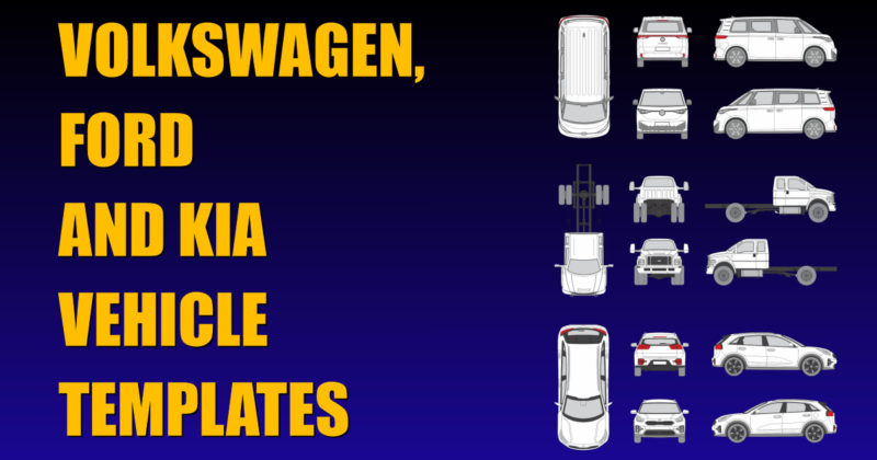 Volkswagen, Ford and Kia Vehicle Templates Added