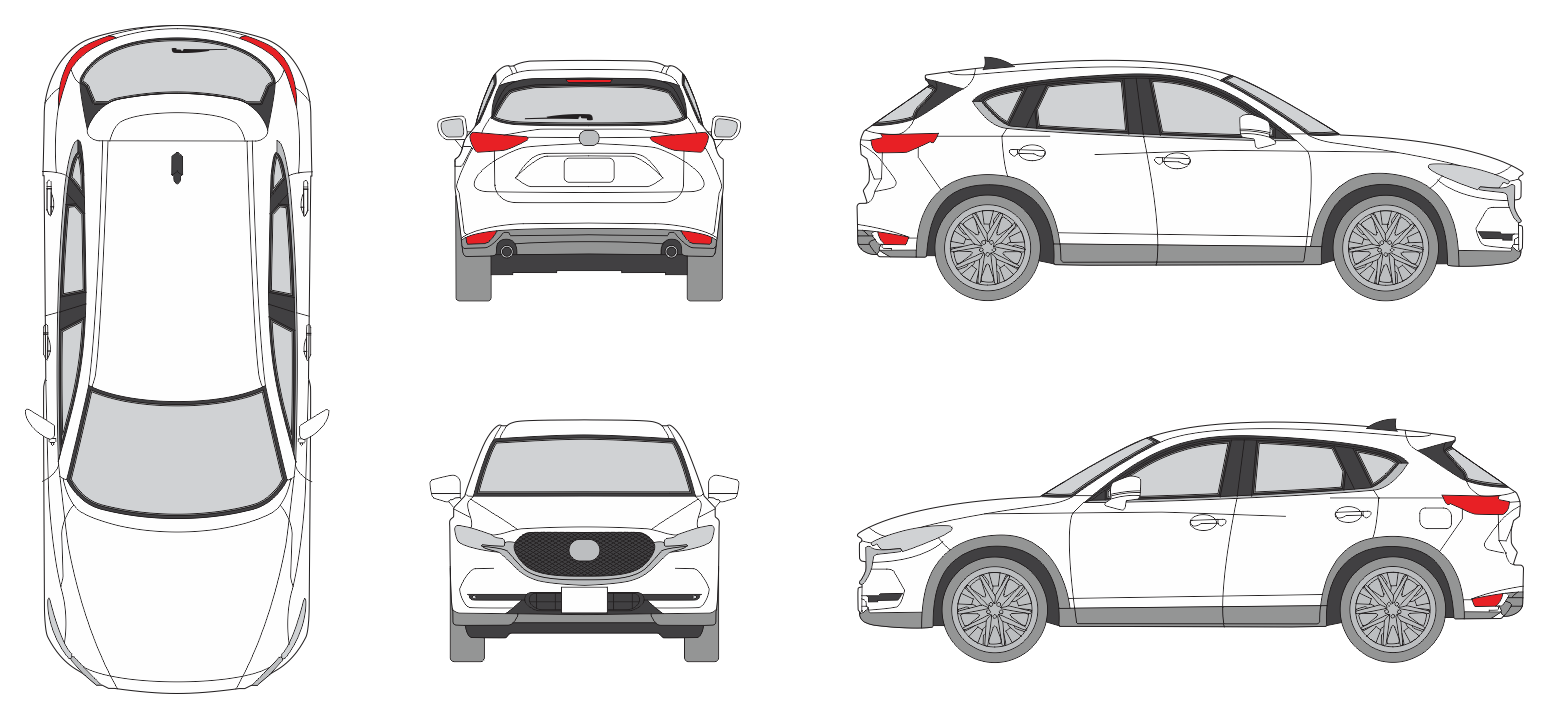 Mazda CX-5 2021 SUV Template