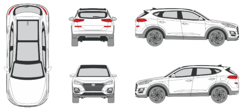 Hyundai Tucson 2015 - Vehicle Templates Unleashed