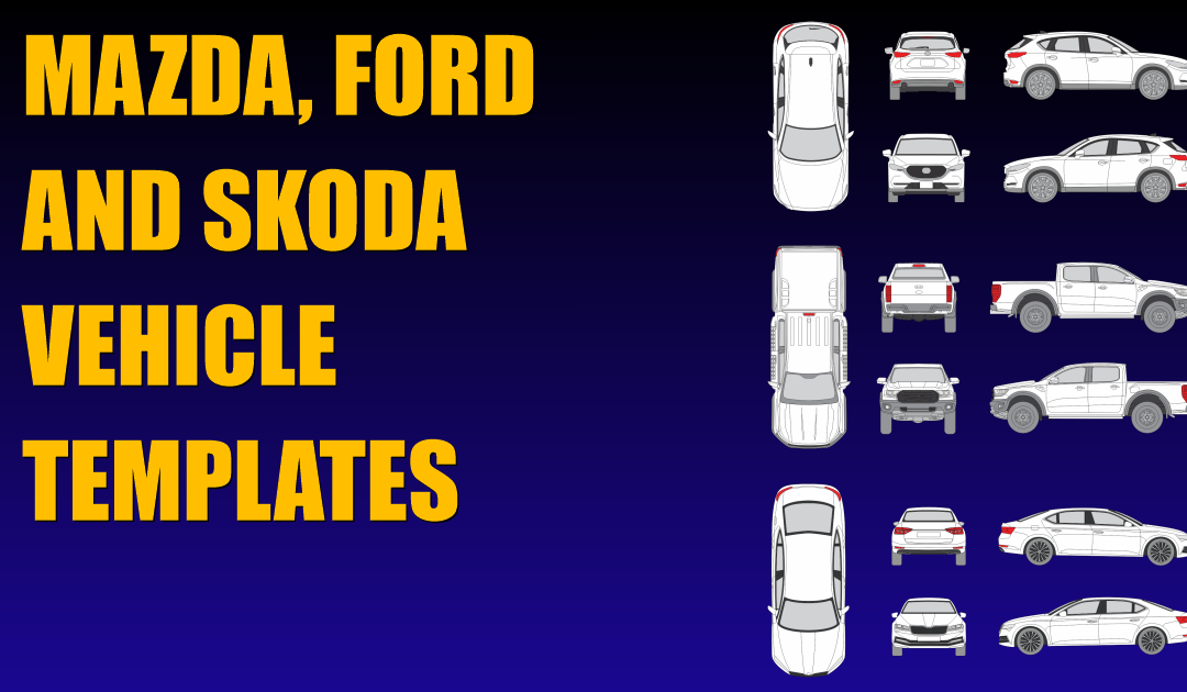 Mazda, Ford and SKODA Vehicle Templates Added