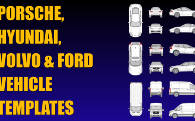 Porsche, Hyundai, Volvo and Ford Vehicle Templates Added