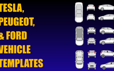 Tesla, Peugeot and Ford Vehicle Templates Added to Collection