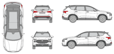 Hyundai Santa Fe 2021 - Vehicle Templates Unleashed