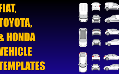 Fiat, Toyota and Honda Vehicle Templates Added