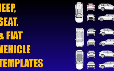 Jeep, Seat and Fiat Vehicle Templates Added