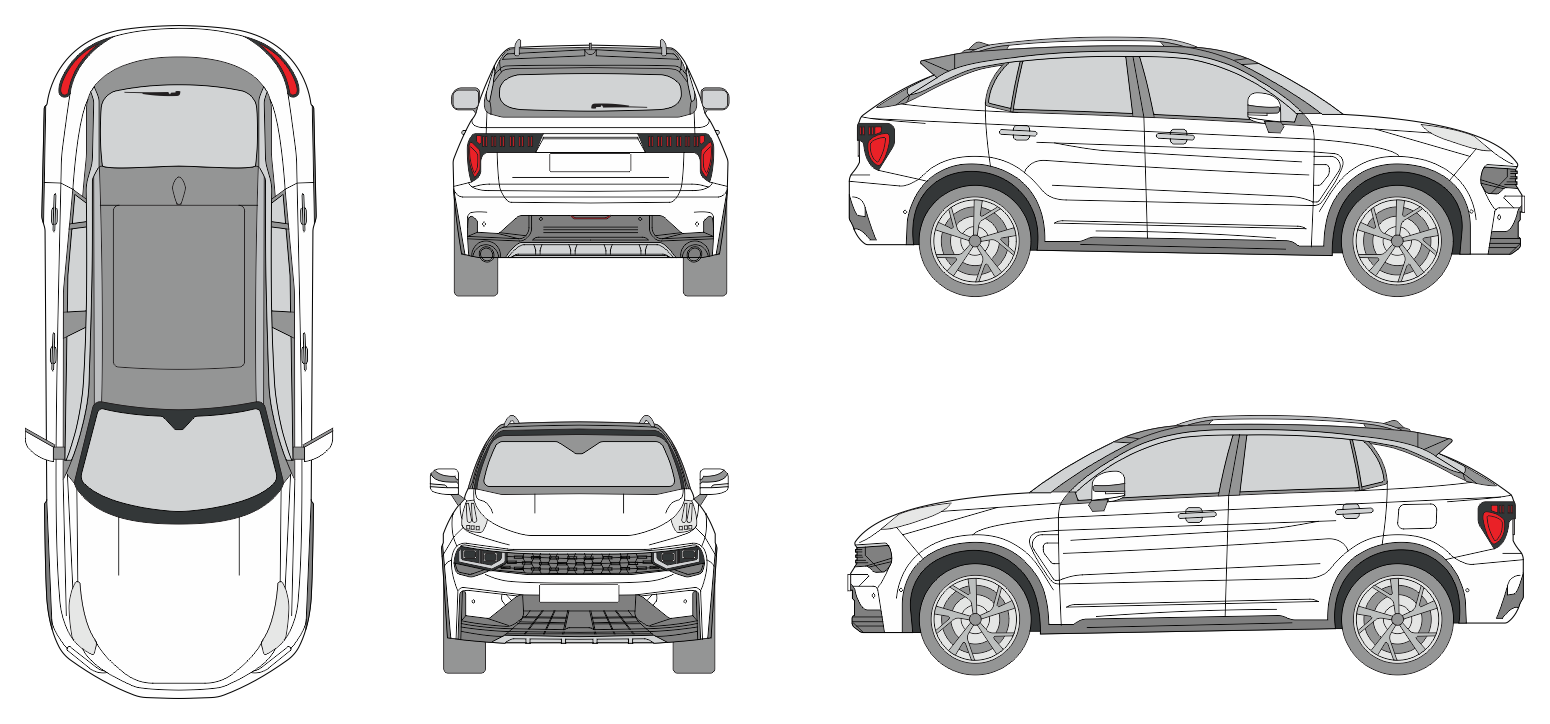 Lynk & Co 01 2021 SUV Template
