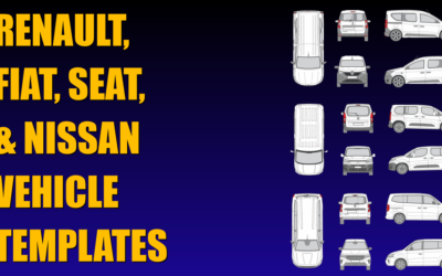 Renault, Fiat, Seat and Nissan Vehicle Templates Added to Collection