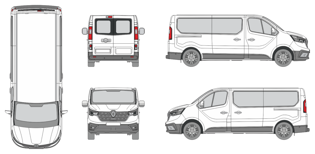 Renault Trafic Minivan Med-Long 2021