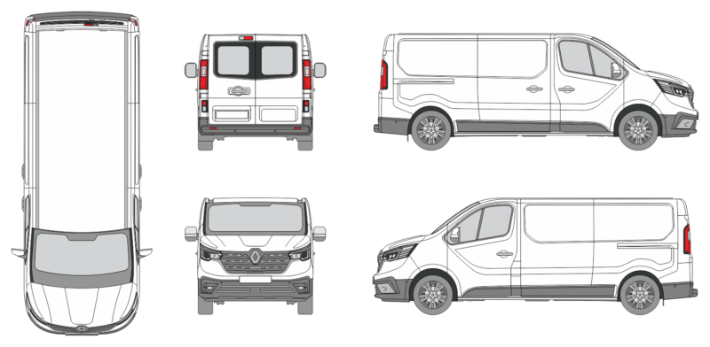 Renault Trafic Van Med-Long 2021 4-Door