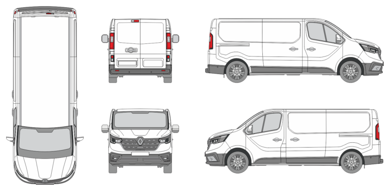 Renault Trafic Van Med-Long 2021
