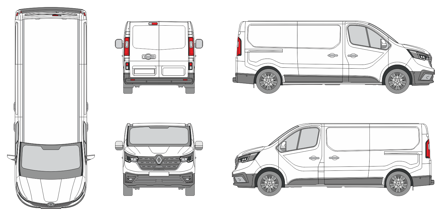 Renault Trafic Van Med-Long 2021