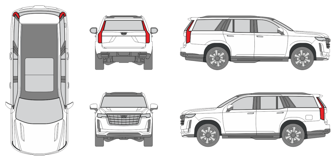 Cadillac Escalade 2021 SUV Template