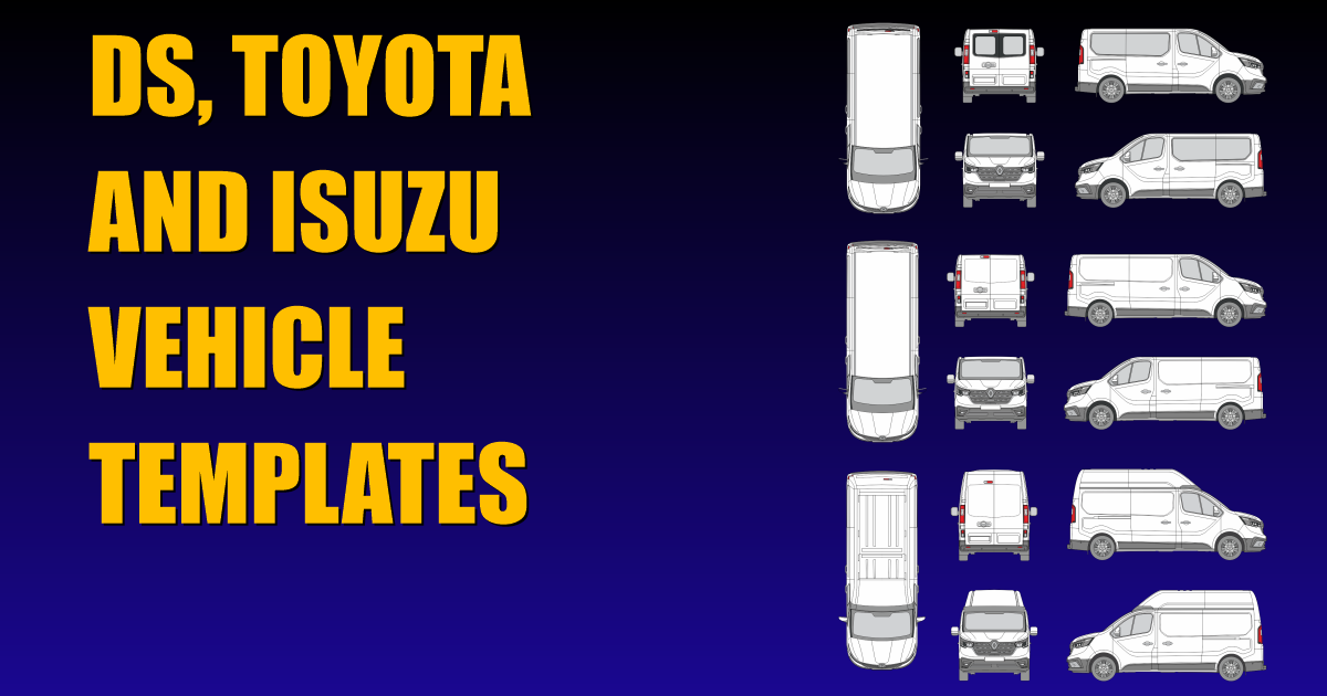 DS, Toyota and Isuzu Templates Added to Collection