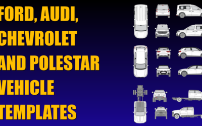 Ford, Audi, Chevy and Polestar Vehicle Templates Added to Collection
