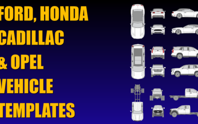 Ford, Honda, Cadillac and Opel Vehicle Templates Added to Collection