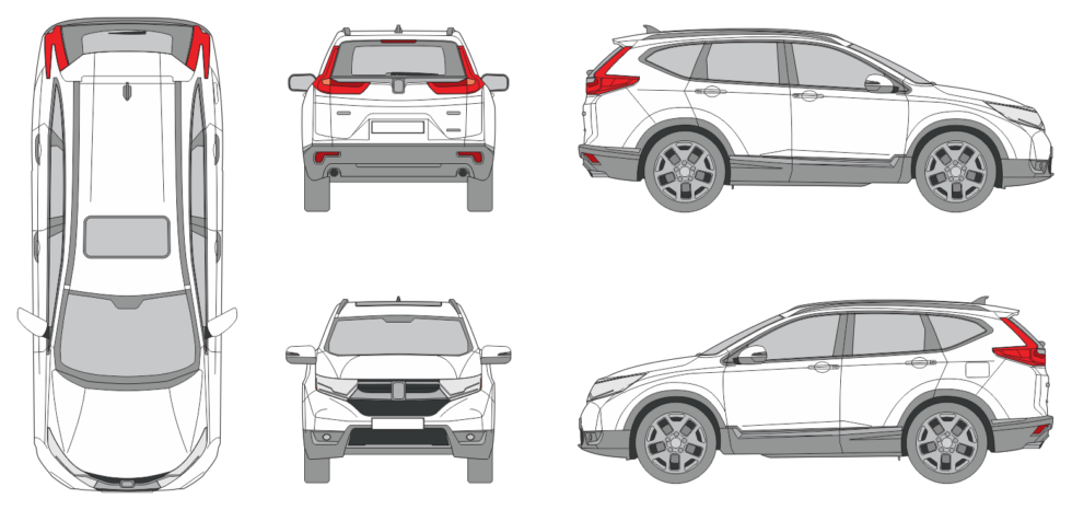 Honda CR-V 2017 - Vehicle Templates Unleashed