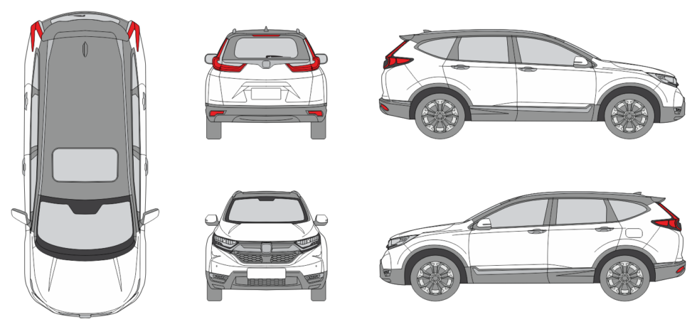 Honda CR-V 2022 - Vehicle Templates Unleashed