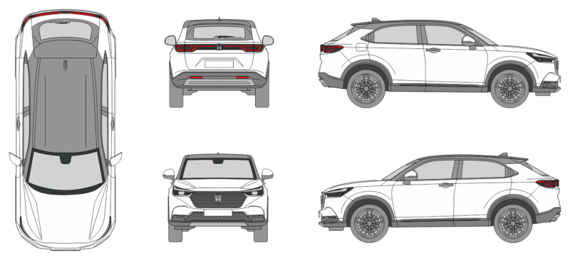 Honda HR-V 2022 SUV Template