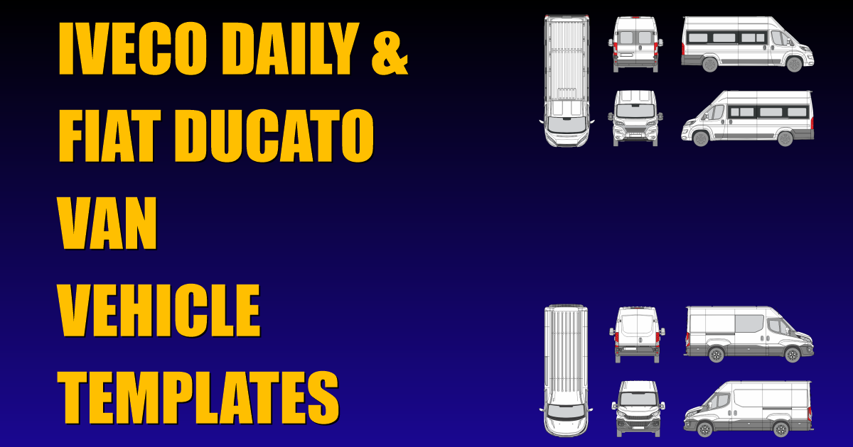 Fiat Ducato and Iveco Daily Van Templates Added to Collection