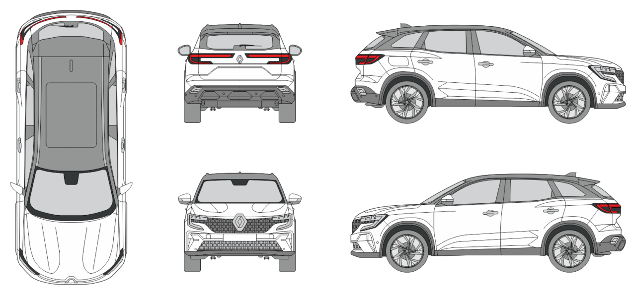 Renault Austral 2022 - Vehicle Templates Unleashed