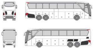 Setra S 516 HD 2017 Bus Template