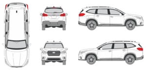 Subaru Ascent 2018 SUV Template