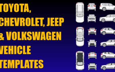 Toyota, Chevrolet, Jeep and Volkswagen Templates Added to Collection