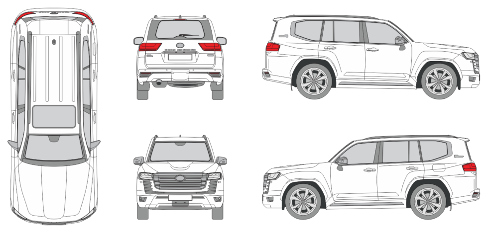 Toyota Landcruiser 2021 - Vehicle Templates Unleashed