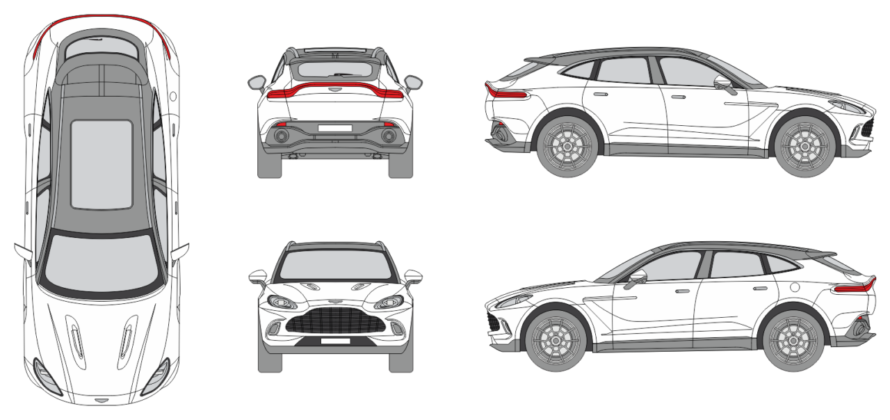 Aston Martin DBX 2020 - Vehicle Templates Unleashed