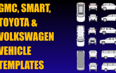 GMC, Smart, Toyota and Volkswagen Vehicle Templates Added