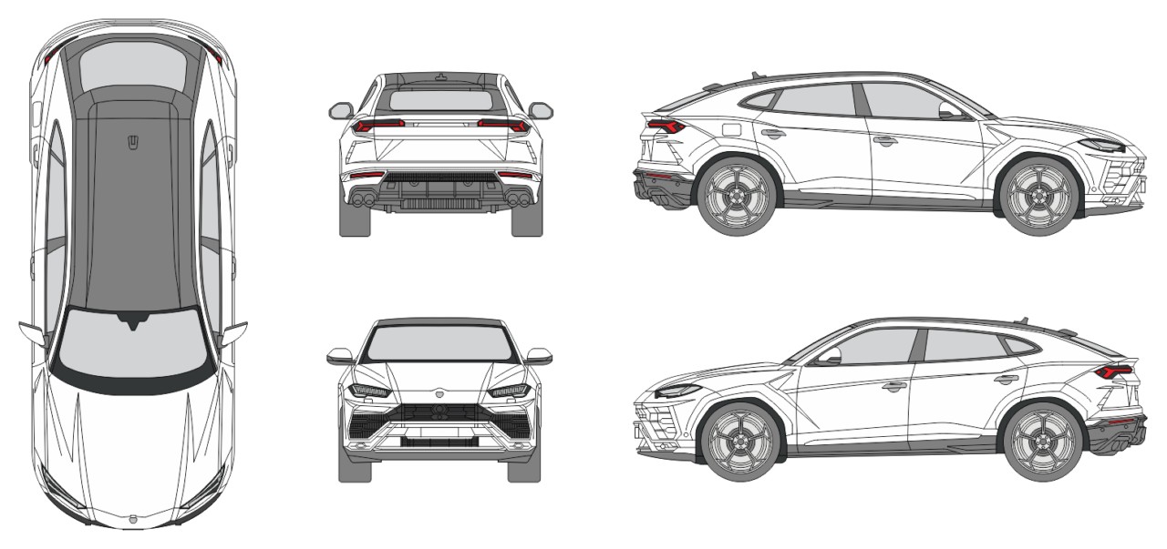 Lamborghini Urus 2021 - Vehicle Templates Unleashed