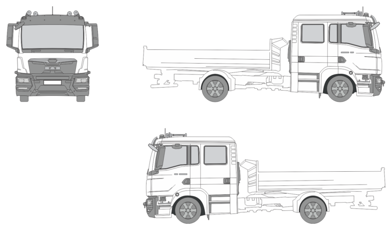 Man TGL 2020 Truck Template