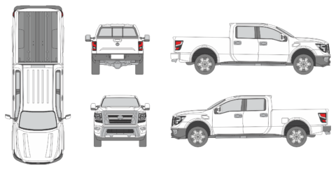 Nissan Titan XD 2020 - Vehicle Templates Unleashed