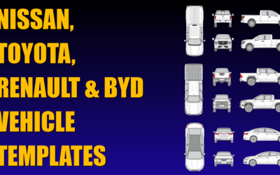 Nissan, Toyota, Renault & Byd Vehicle Templates Added