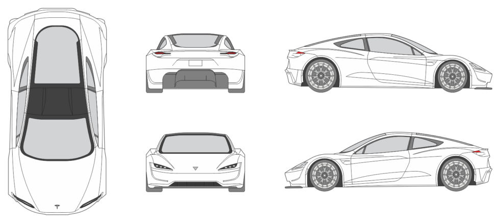 Tesla Roadster 2020 - Vehicle Templates Unleashed