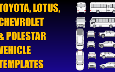 Toyota, Lotus, Chevrolet and Polestar Vehicle Templates Added