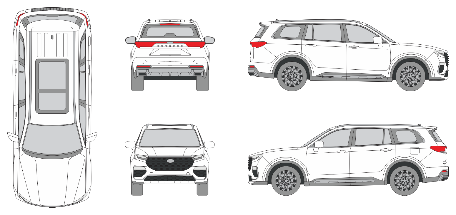 Ford Territory 2021 SUV Template