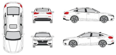 Honda Insight 2018 - Vehicle Templates Unleashed