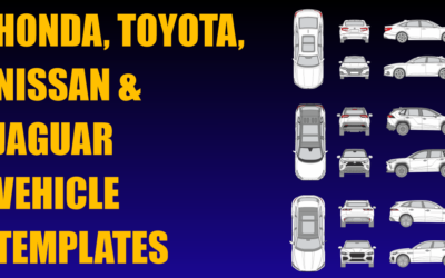Honda, Toyota, Nissan and Jaguar Vehicle Templates Added